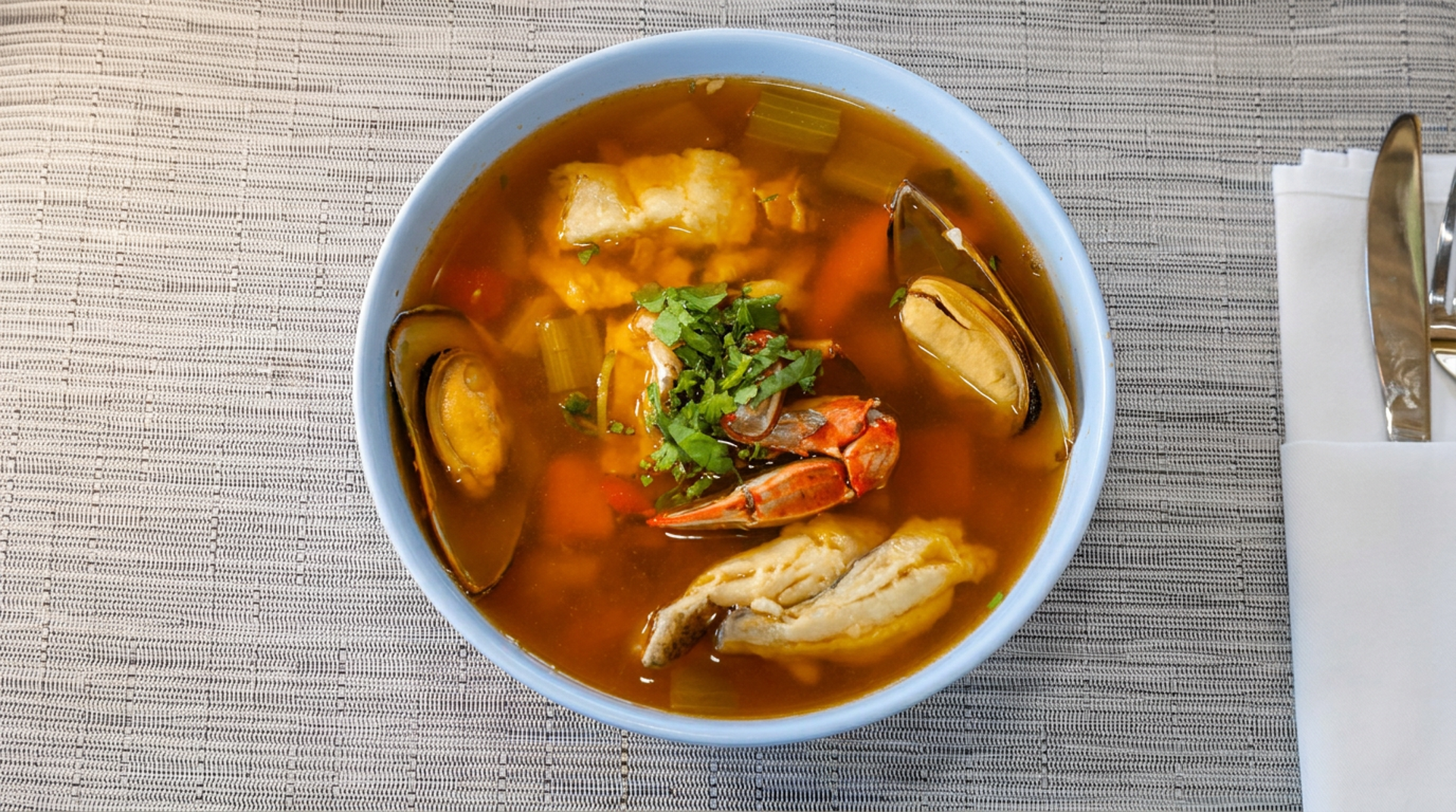 Seafood soup