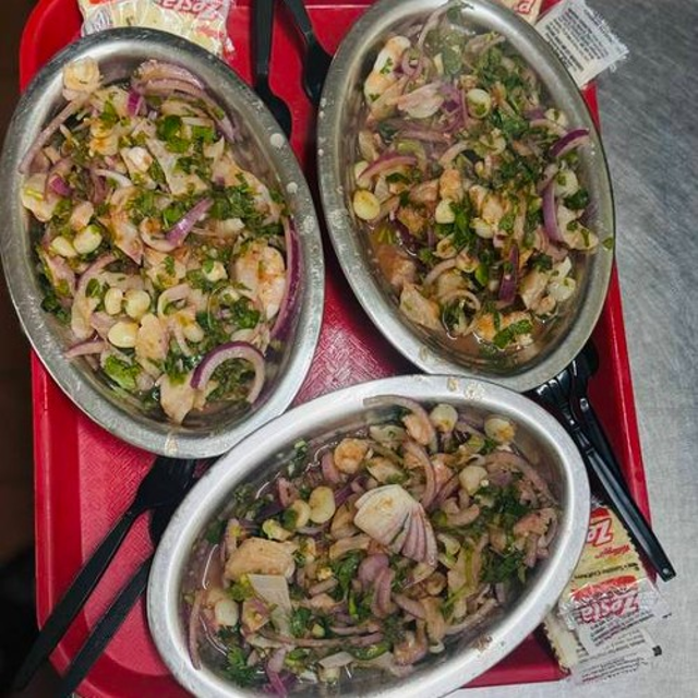 Mix Ceviche Peruano.