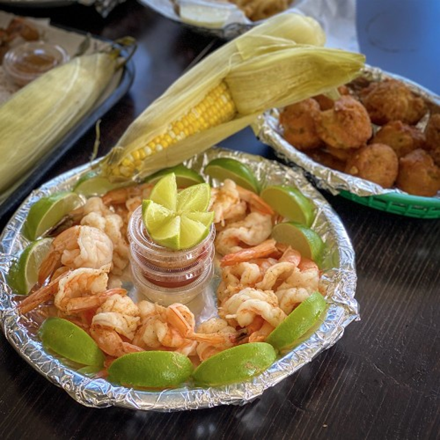 Shrimp Peeled with 2 Sides.